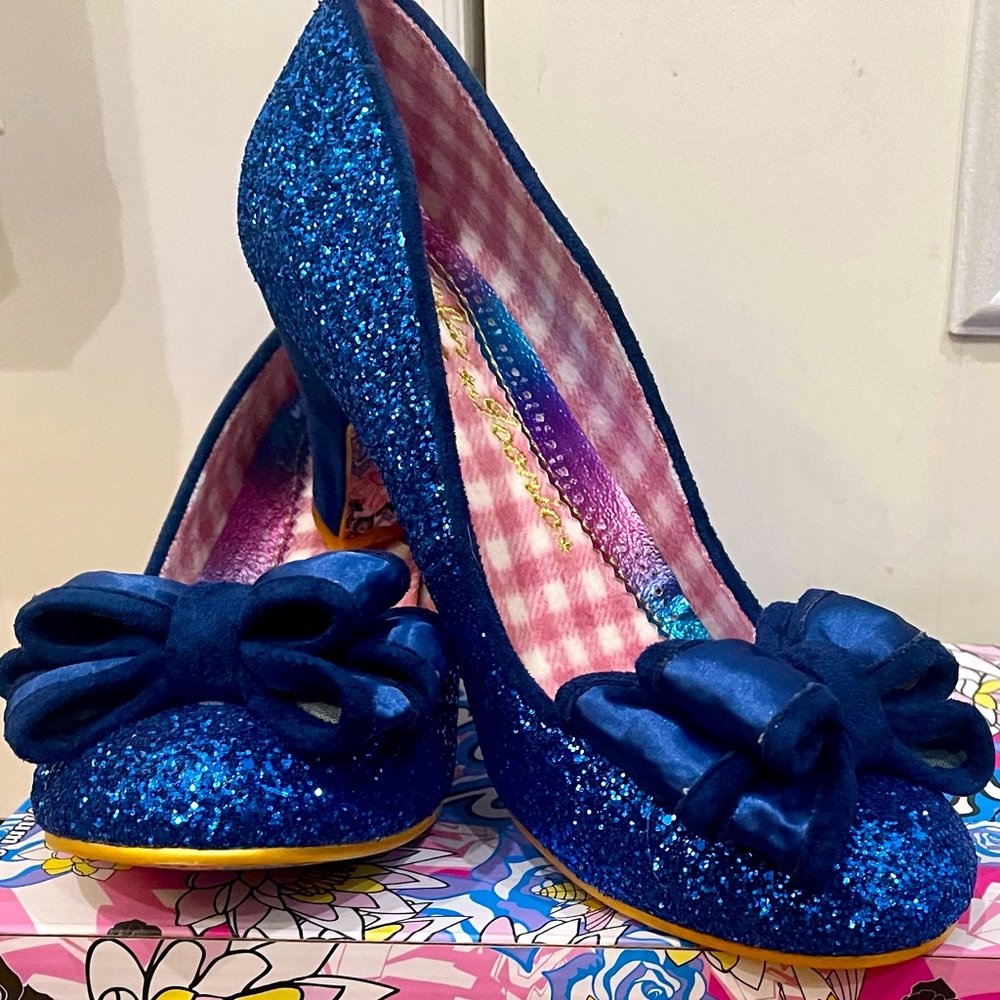 Sparkley blue Ban Joe Irregular Choice pumps. For your more discerning Dorothies
